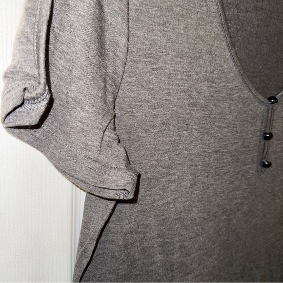 M SHEIN Button Top with Sleeve Cut Outs - Picture 3 of 5